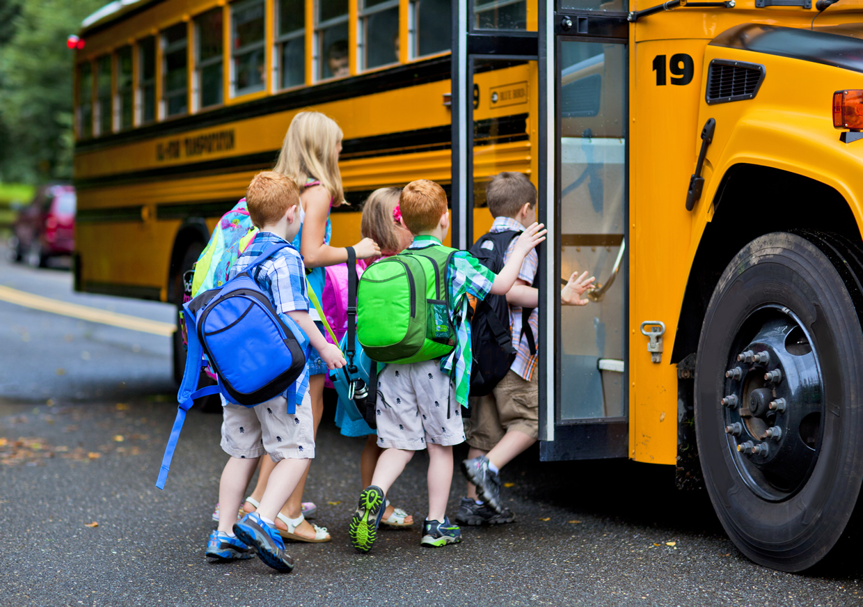 Kids going back to school