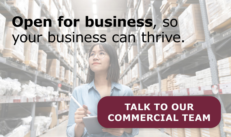 We offer a variety of commercial lending services to help your business grow.